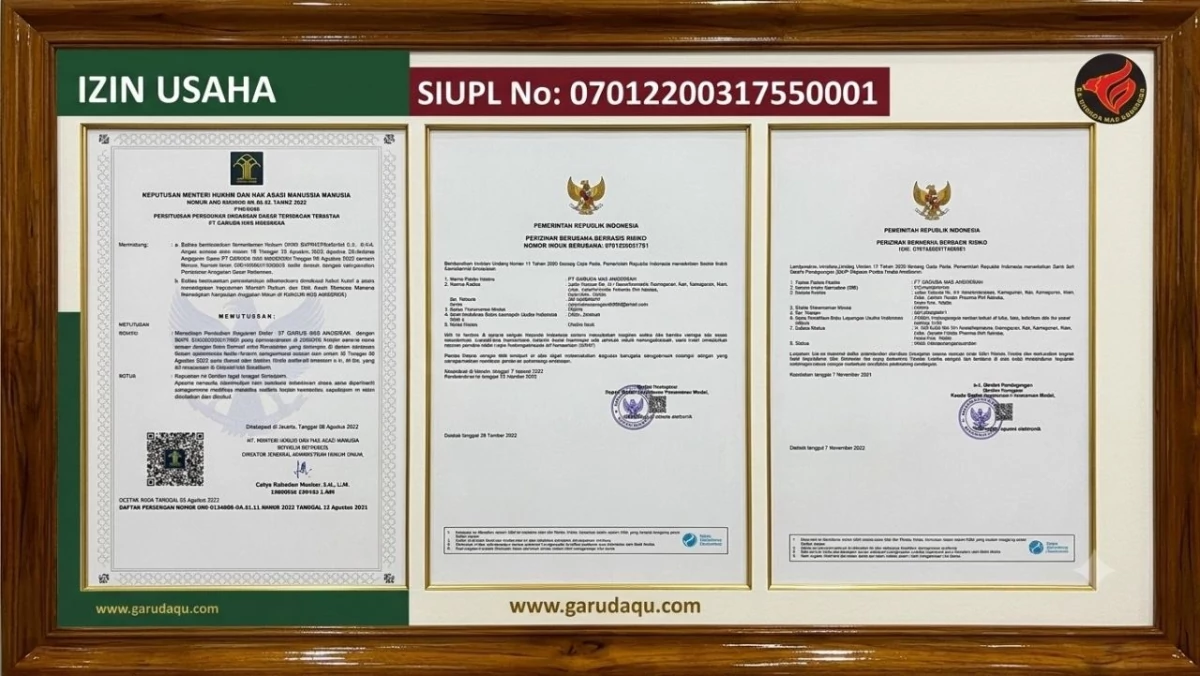 Dokumen legalitas dan izin usaha perusahaan