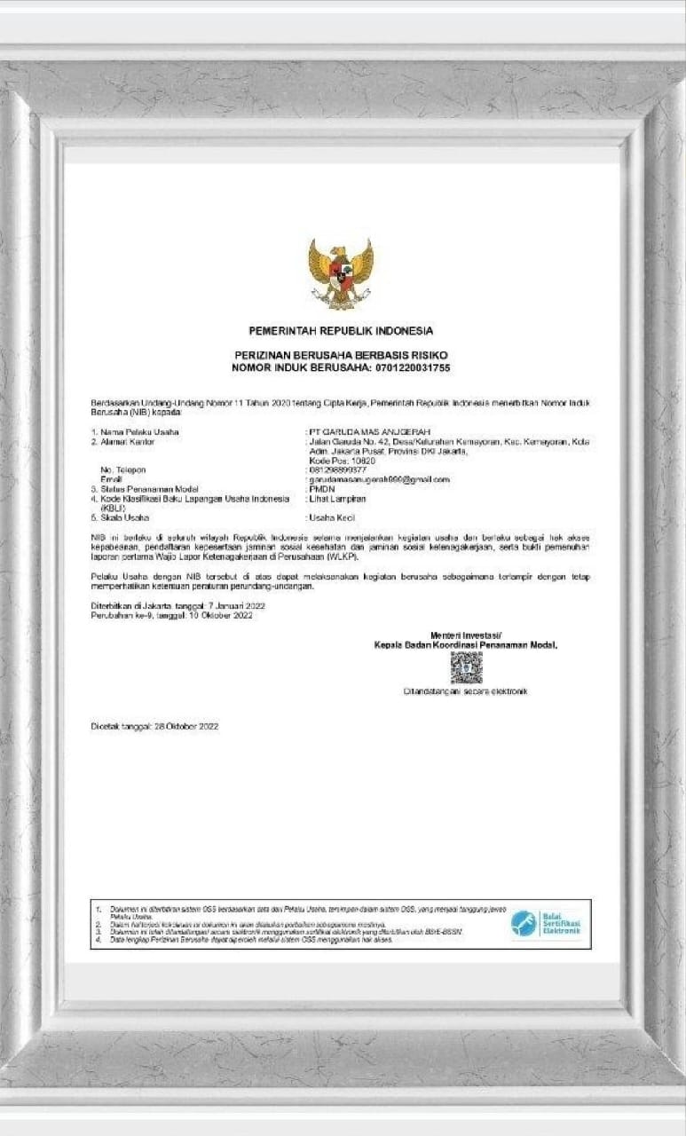 Nomor Induk Berusaha